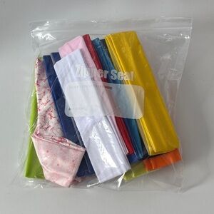Colorful Fabric Headbands Set